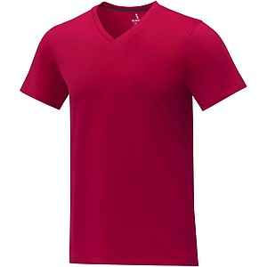 Pánské tričko Elevate SOMOTO, červené, vel. L - firemní trička s potiskem