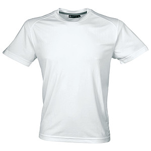 SCHWARZWOLF COOL SPORT MEN funkční tričko, bílá XXL - trička s potiskem