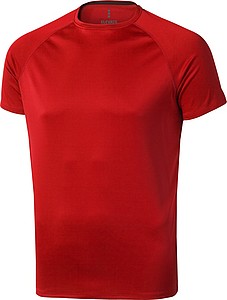 Tričko ELEVATE NIAGARA COOL FIT T-SHIRT červená L - trička s potiskem