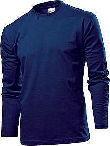 Tričko STEDMAN COMFORT LONG SLEEVE MEN námořní modrá L - trička s potiskem