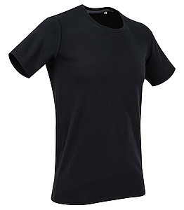 Tričko STEDMAN STARS CLIVE CREW NECK černá L - firemní trička s potiskem