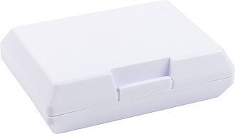 ALAMOSA Plastová obědová krabička, bílá