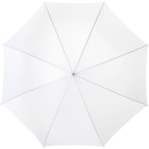 Automatický deštník s dřevěnou rukojetí, bílá