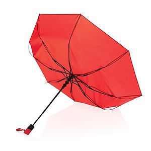 Automaticky mini deštník Impact AWARE™ RPET 190T, průměr 97 cm, červená