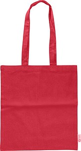 Bavlněná nákupní taška, červená - taška s vlastním potiskem