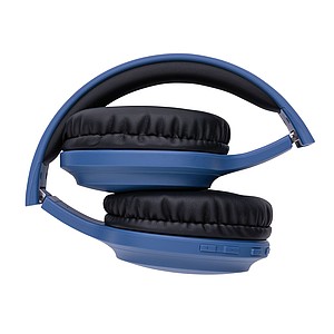 Bezdrátová sluchátka na hlavu, modrá