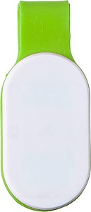 BLAZE Bezpečnostní světýlko se silikonovým páskem, zelené - reklamní předměty