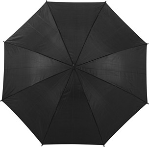BOTTICELLI Vystřelovací deštník s barevným držadlem, černý, rozměry 100 x 84 cm - reklamní deštníky