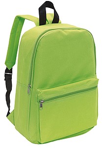 CHAPINO Batoh s dvěma kapsami na zip, světle zelený