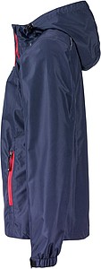 Dámská bunda do deště James & Nicholson, námořní modrá, L