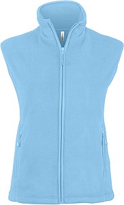 Dámská mikrofleecová vesta Kariban fleece vest women, sv. modrá, vel. L