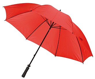 Deštník pro 2 osoby odolný proti větru, červený, Průměr 131 cm