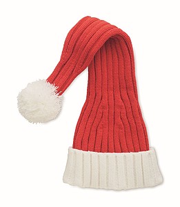 Dlouhá santovská čepice - vánoční reklamní předměty