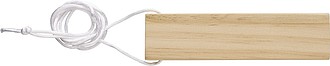 Dřevěná píšťalka se šňůrkou z RPET - reklamní předměty
