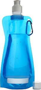 DUNCAN Rolovací plastová láhev s klipem, 420 ml, světle modrá