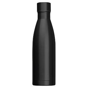 Dvoustěnná vakuovaná láhev na vodu, objem 500ml, černá