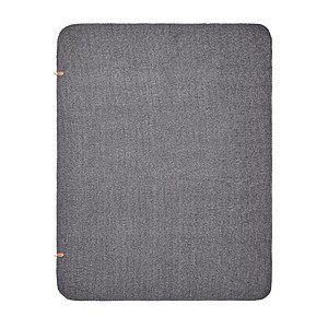 Fleecová deka k sepnutí kolem ramen, 130x170cm, šedá