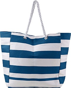 FRIPONA Plážová taška s námořnickými pruhy, tmavě modrá - reklamní předměty