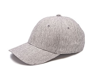 GARETA Sportovní šestipanelová čepice s vyztuženým čelem, šedá