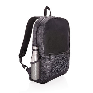 HASKE Reflexní batoh na notebook z RPET AWARE™, černá