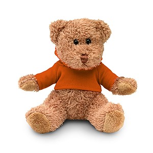 HONZIK Medvídek v tričku s kapucí, oranžový