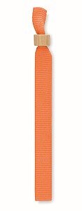 Jednorázový náramek z RPET, oranžový