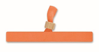 Jednorázový náramek z RPET, oranžový