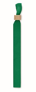 Jednorázový náramek z RPET, zelený