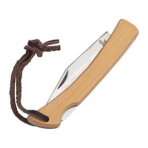 Kapesní nožík s bambusovou střenkou - reklamní předměty