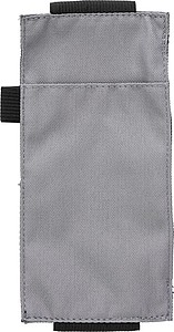 Kapsa s elastickou gumou na zápisník, šedá - reklamní předměty