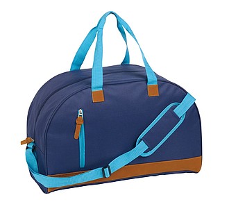 MANDELINA Sportovní taška s hlavní prostornou kapsou, tmavě modrá - tašky s potiskem