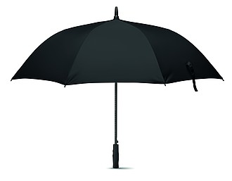 Manuální holový deštník, větru odolný, černý