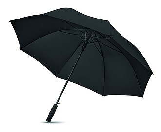 Manuální holový deštník, větru odolný, černý