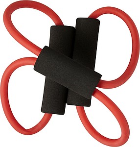 MARIBOR Elastická posilovací guma, červená - reklamní předměty