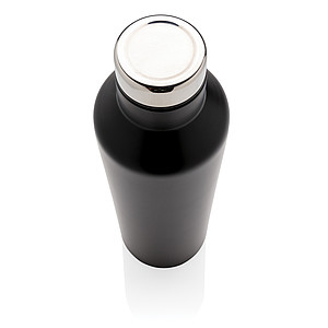 Moderní nerezová termo láhev 500 ml, černá