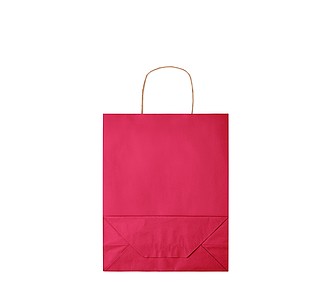 MYRNA střední Papírová dárková taška, červená