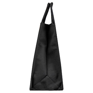 Nákupní taška s bambusovým uchem, černá