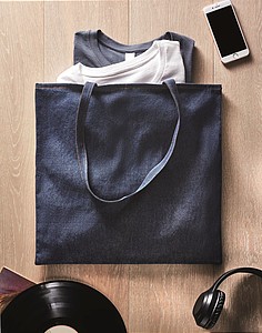 Nákupní taška z recyklované džínoviny a bavlny