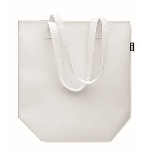 Nákupní taška z RPET plsti, bílá