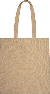 NANETA Přírodní bavlněná nákupní taška z recyklované bavlny, béžová