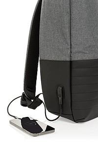 Nevykradnutelný batoh na notebook, šedý