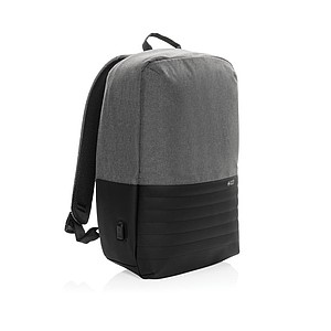 Nevykradnutelný batoh na notebook, šedý