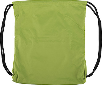 PANGOR Stahovací batoh s kapsičkou na zip, světle modrý
