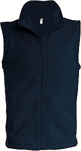 Pánská mikrofleecová vesta Kariban fleece vest men, námořní modrá, vel. L