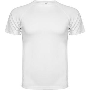 Pánské funkční tričko s krátkým rukávem, ROLY MONTECARLO, bílá, vel. XL - reklamní předměty