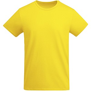 Pánské tričko s krátkým rukávem, ROLY BREDA, žlutá, vel. S - firemní trička s potiskem