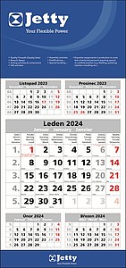 PĚTIMĚSÍČNÍ nástěnný kalendář 2025