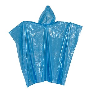 pláštěnka - pončo, modrá průhledná - reklamní deštníky