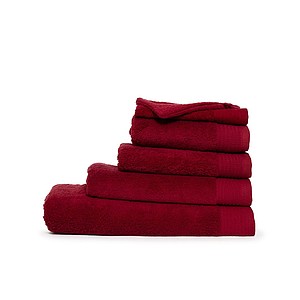 Plážový ručník DELUX 100x180 cm 550 gr/m2, červená