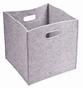 Plstěný úložný box HYGGE, šedý - reklamní předměty
